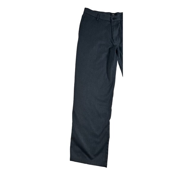 Dockers Pants Men's Flat Front Slit Pocket Cotton Blend Signature Khakis Gray 34 - Picture 4 of 14